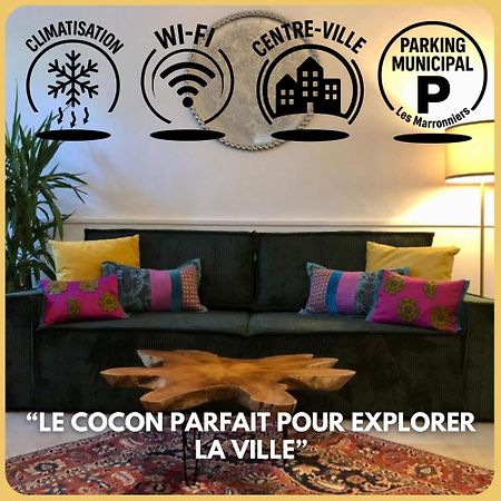 Ulysse, Appartement Spacieux Au Centre Historique D'Uzes En Rez-De-Chaussee Avec Exterieur, Proche Parking Des Marroniers Exteriér fotografie