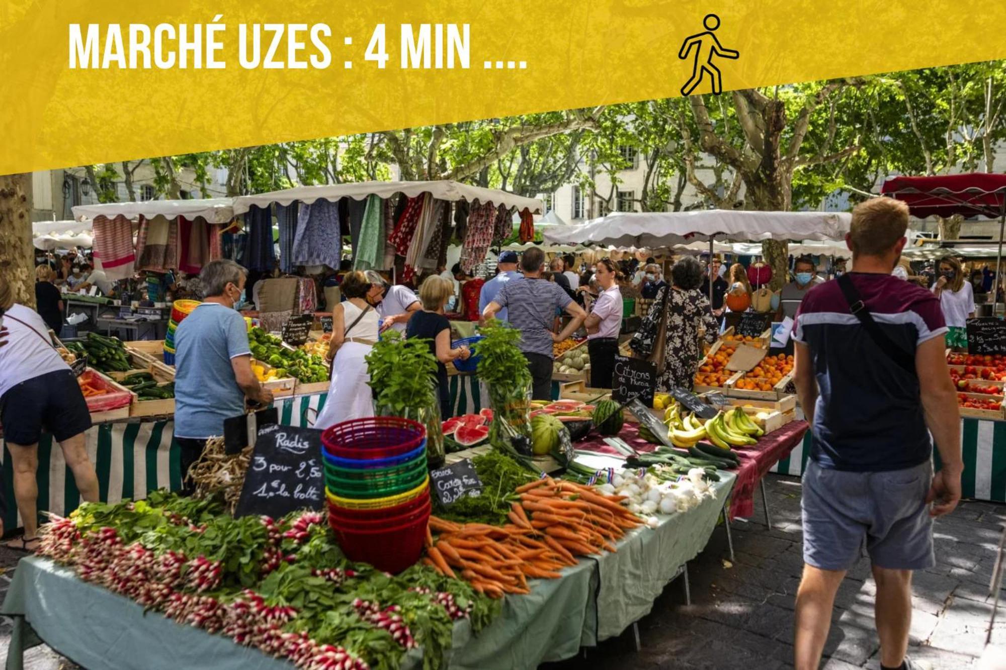 Ulysse, Appartement Spacieux Au Centre Historique D'Uzes En Rez-De-Chaussee Avec Exterieur, Proche Parking Des Marroniers Exteriér fotografie